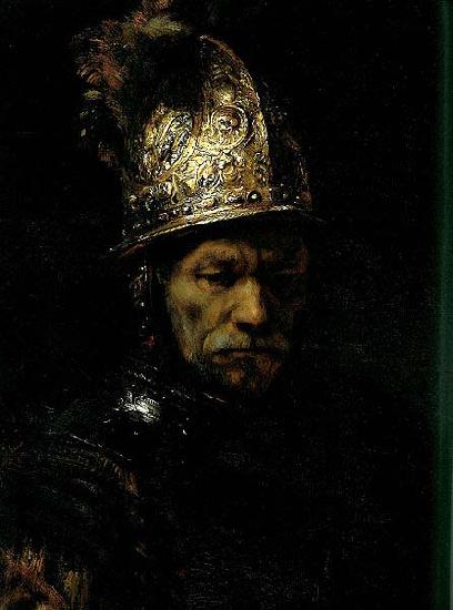 REMBRANDT Harmenszoon van Rijn Man in a Golden helmet, Berlin oil painting image